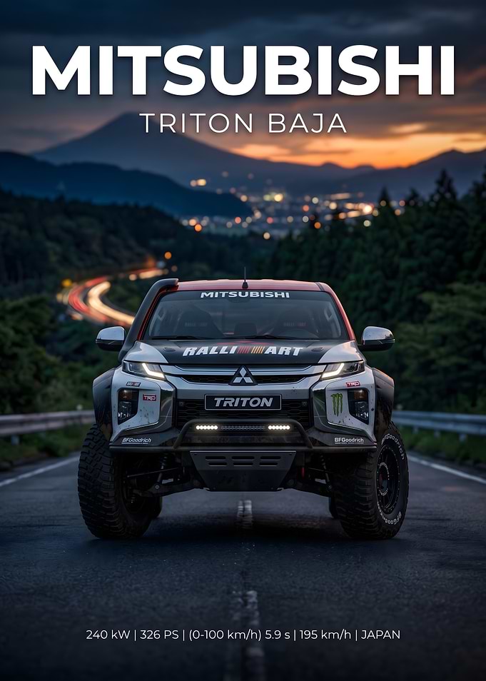 Mitsubishi Triton Baja Rally Truck