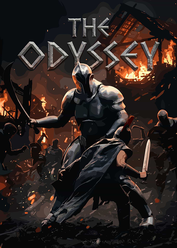 The Odyssey Warrior Battle Poster