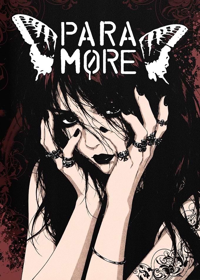 Paramore Goth Aesthetic Poster