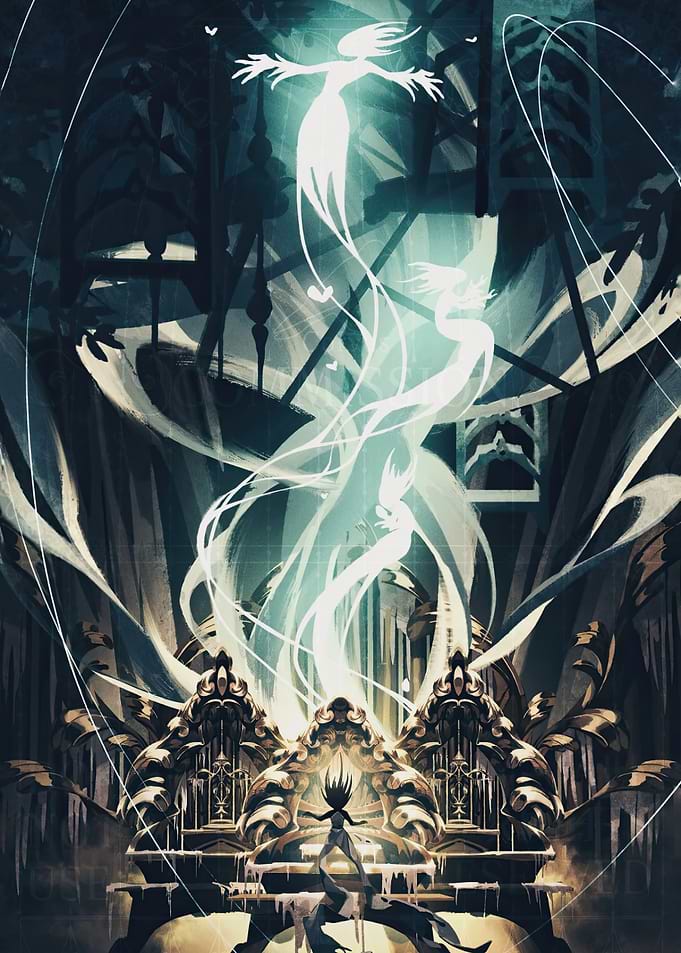 Gris Game Art Illustration