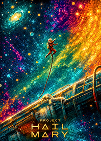 Project Hail Mary Space Poster