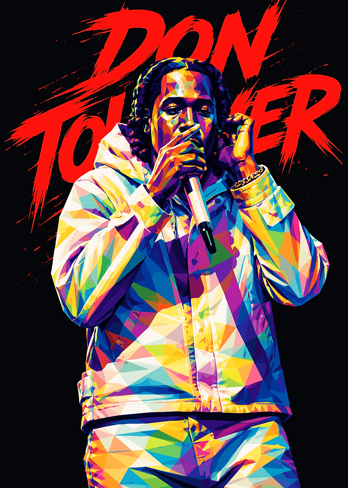 Don Toliver Pop Art Portrait