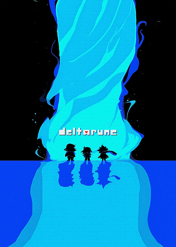 Deltarune Fan Art Poster
