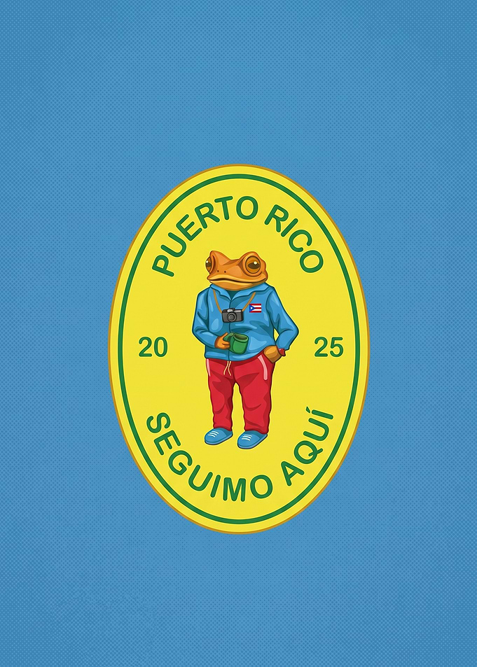 bad Bunny Puerto Rico Illustration
