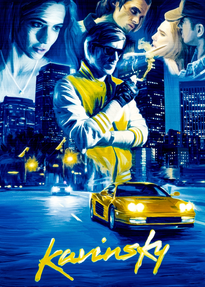 Kavinsky Synthwave Retro Poster