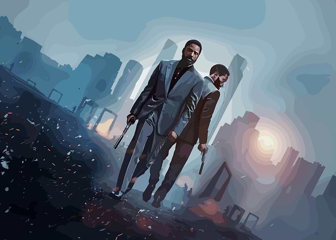 Tenet Movie Poster Art
