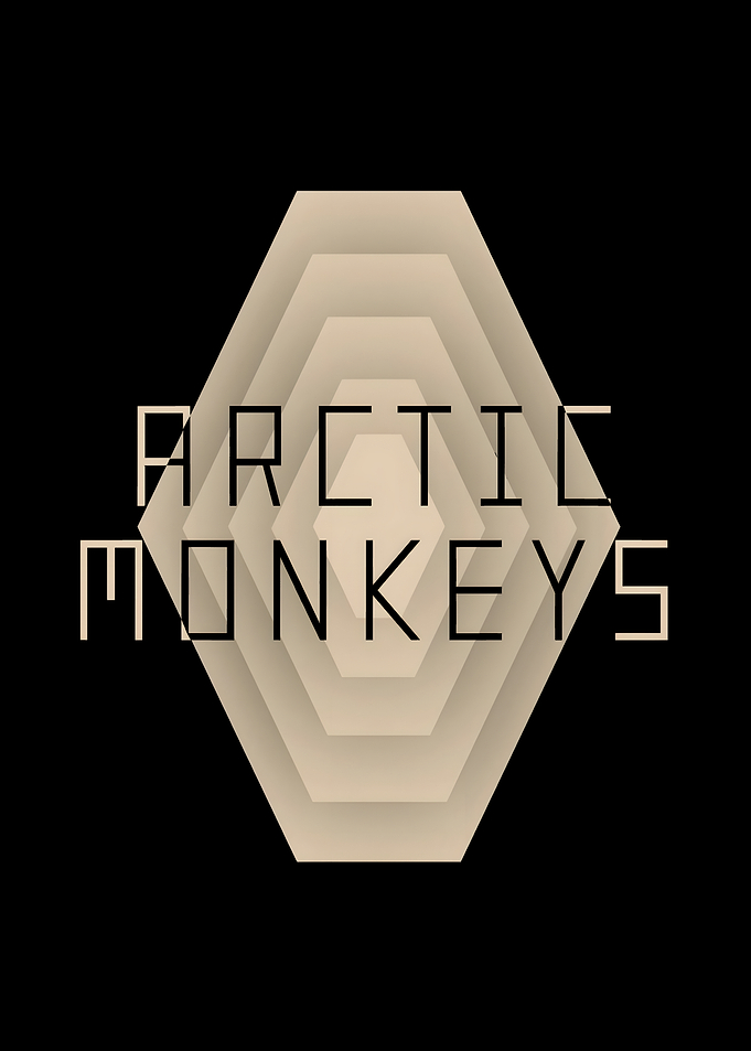 Arctic Monkeys Minimalist Logo Graphic