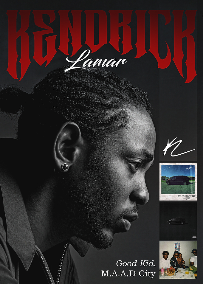 Kendrick Lamar Good Kid M.A.A.D City Poster