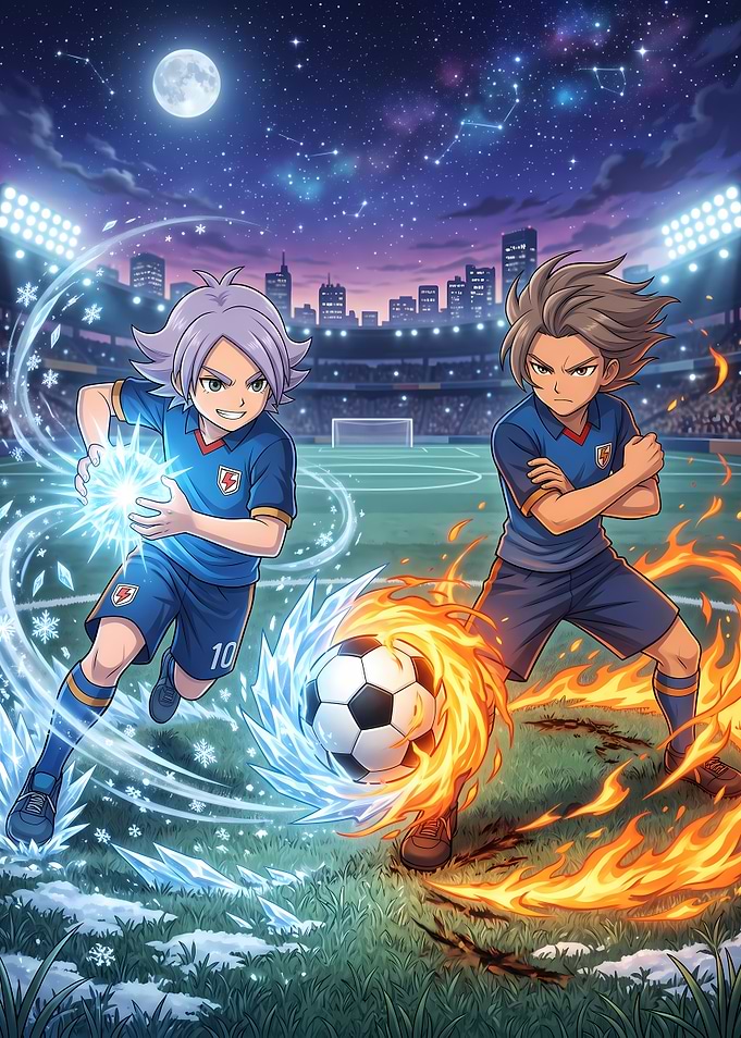 Inazuma Eleven Fire and Ice Soccer