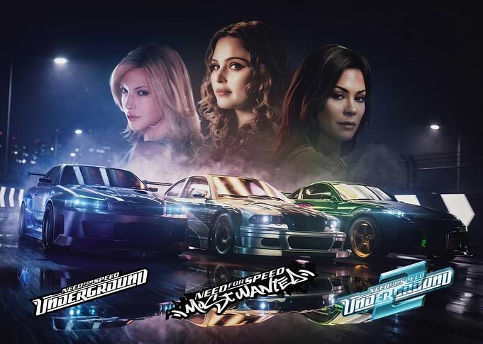 Need for Speed Classic Games Collage