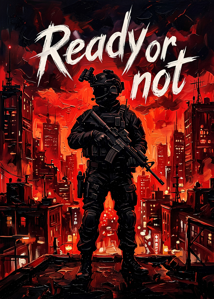 Ready or Not Tactical Soldier Poster