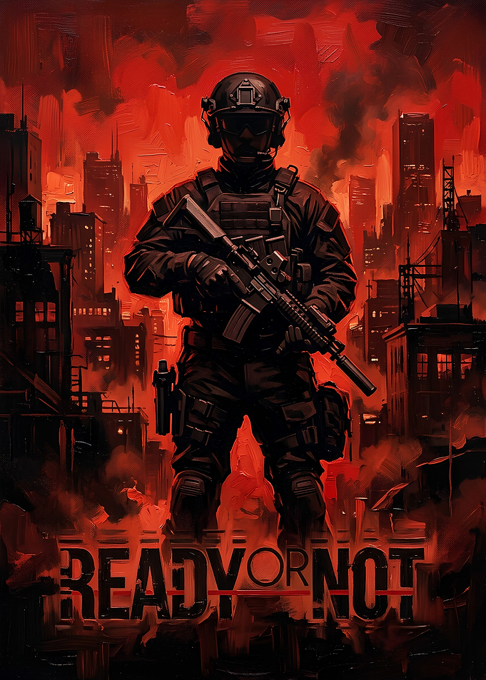Ready or Not Tactical Soldier Poster