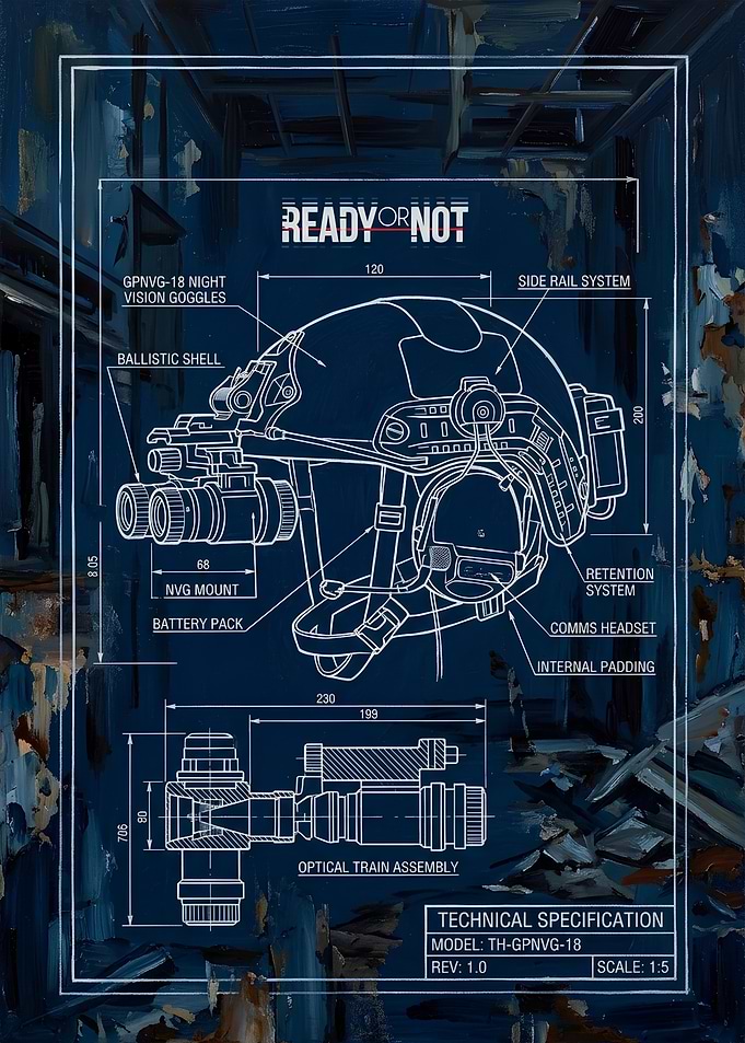 Ready or Not Tactical Helmet Blueprint
