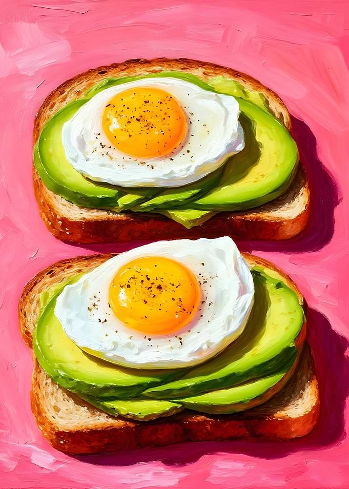 Avocado Toast with Fried Eggs