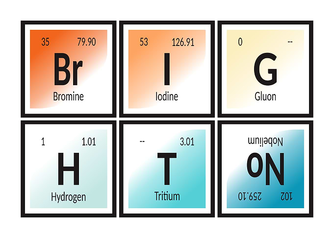 Periodic Table Elements Art - Brighton