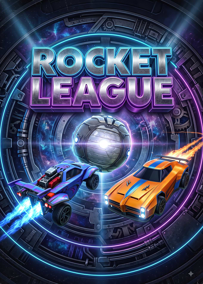 Rocket League Game Poster