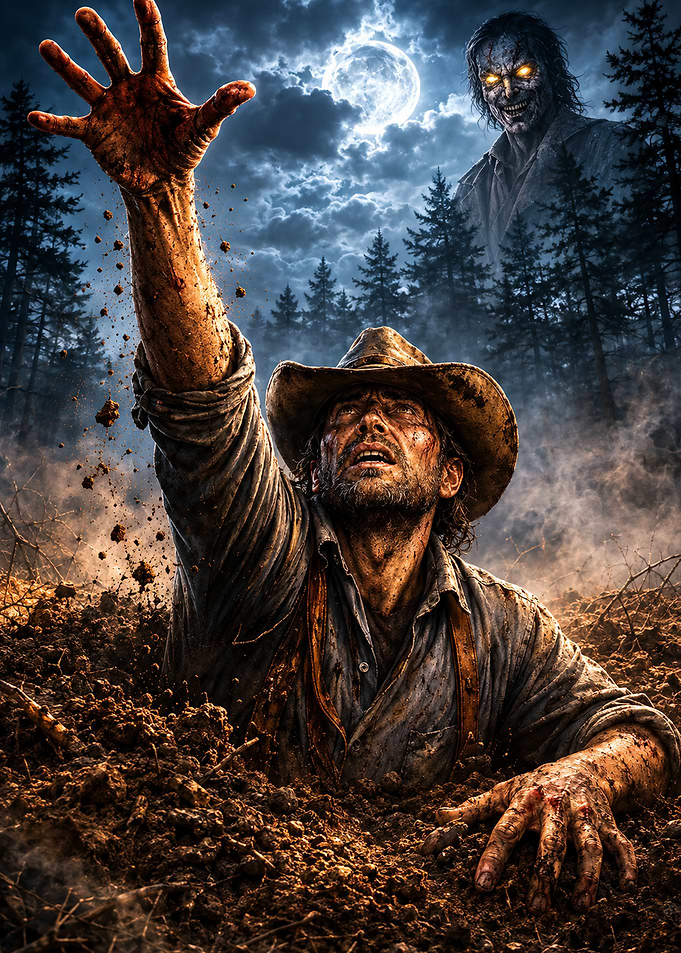 Cowboy Rising from the Grave