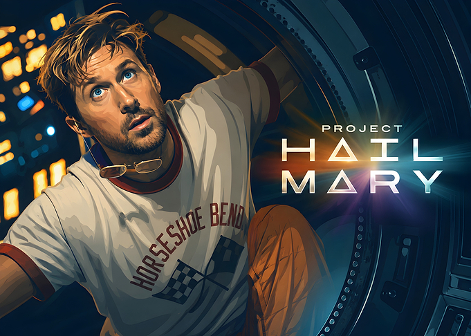 Project Hail Mary Movie Poster Art