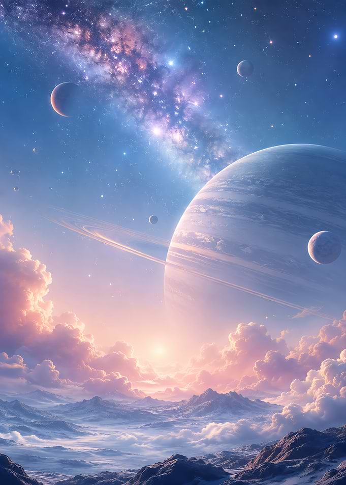 Ethereal Alien Planet Landscape