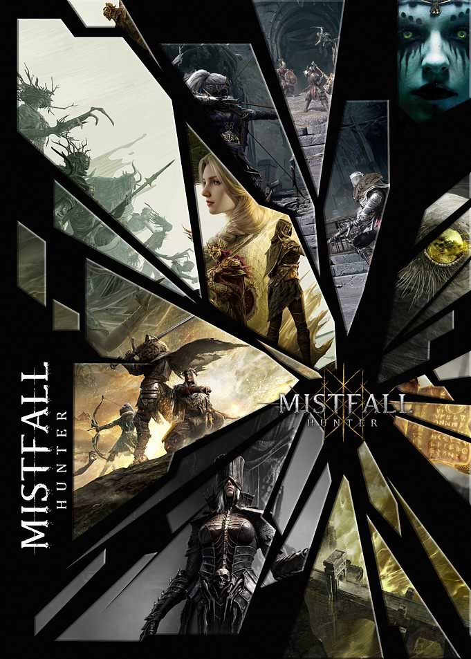 Mistfall Hunter Game Poster Collage