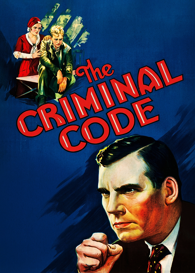 The Criminal Code Vintage Movie Poster