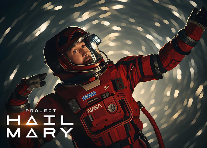 Project Hail Mary Astronaut Poster