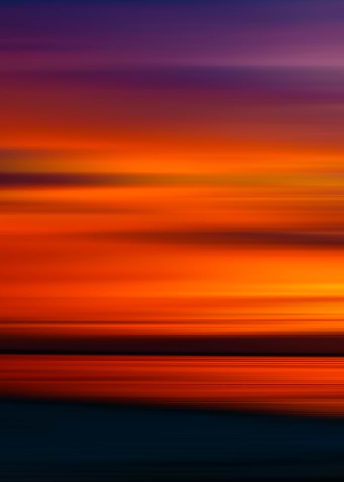 Abstract Sunset Motion Blur