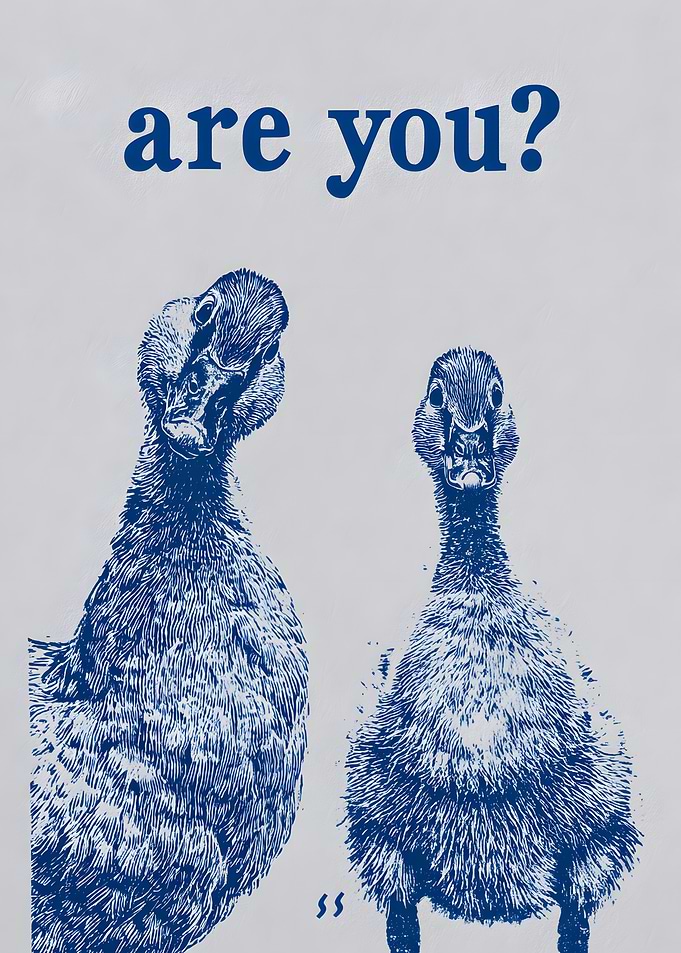 Are You Duck Poster