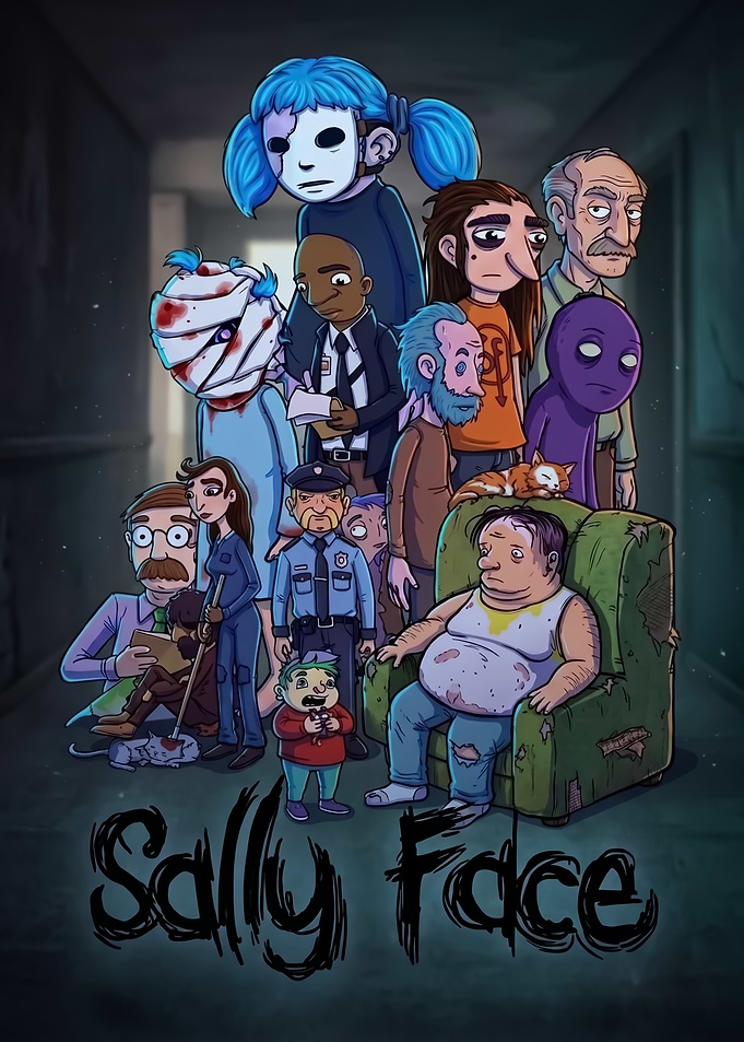 Sally Face Game Character Ensemble