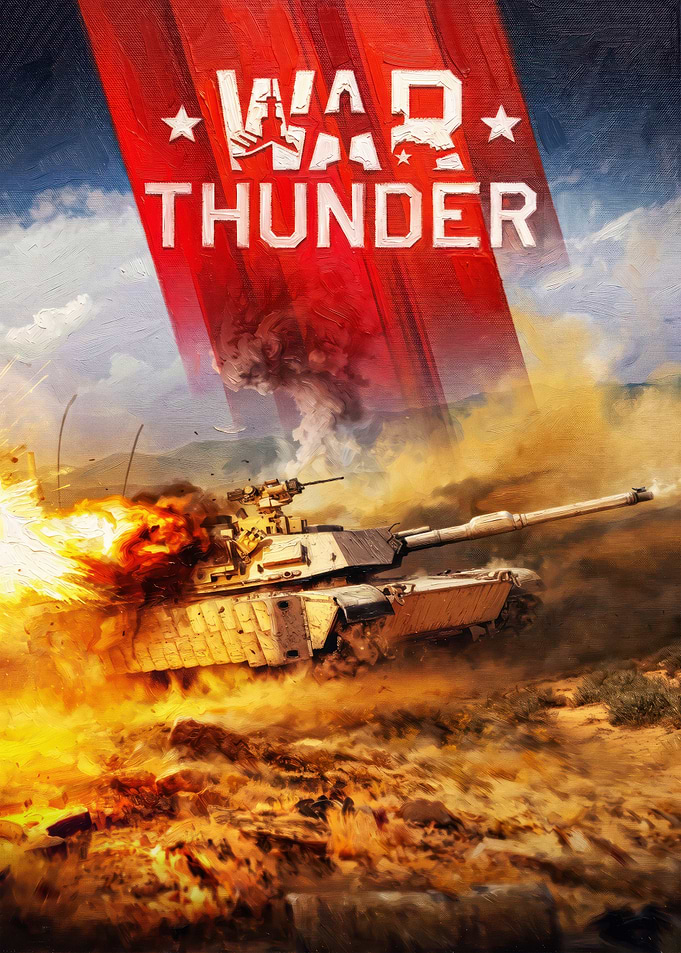 War Thunder Tank Combat Poster