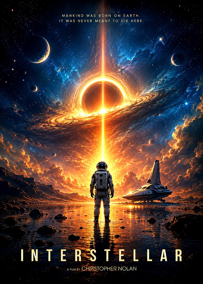 Interstellar Movie Poster Art