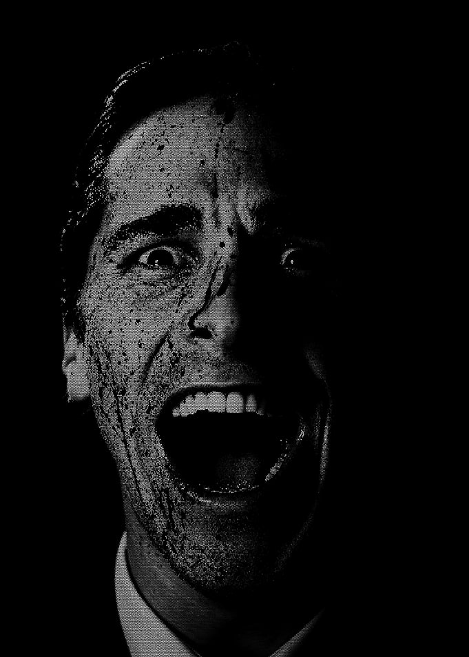 Patrick Bateman American Psycho Portrait