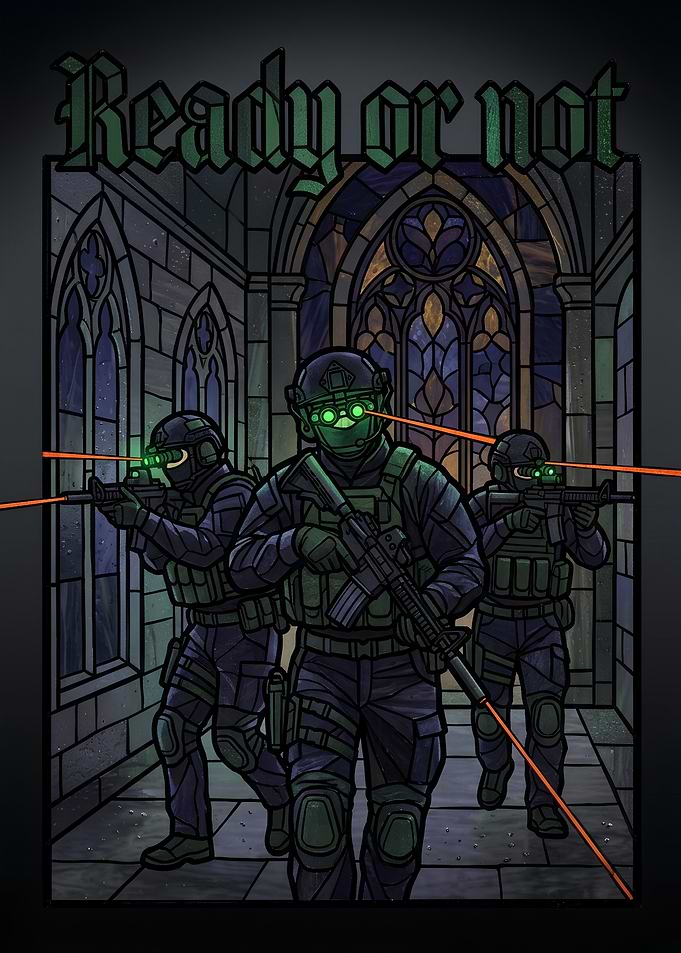 Ready or Not Tactical Team Art