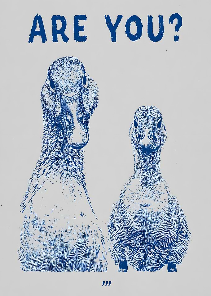 Are You Duck Illustration