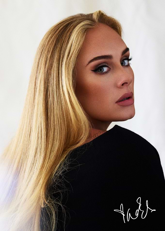 Portrait of Singer Adele