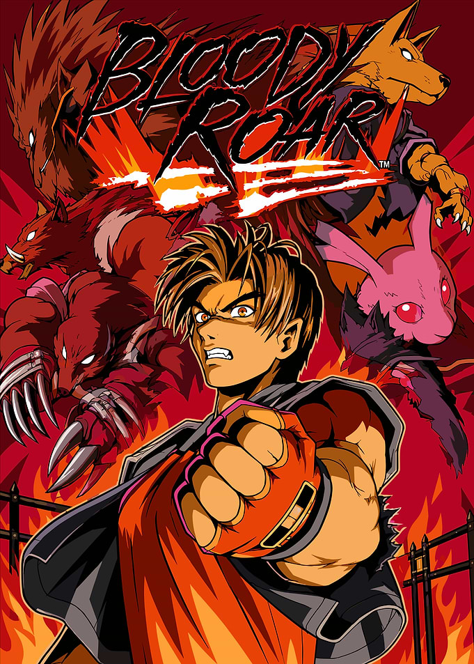 Bloody Roar Video Game Poster