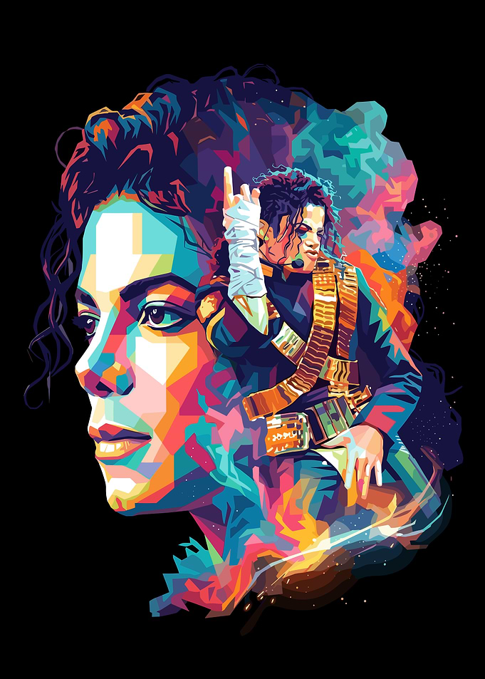 Michael Jackson Pop Art Portrait