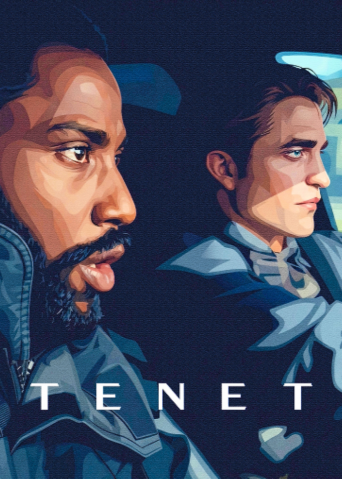 Tenet Movie Poster Illustration