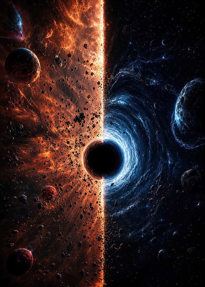 Cosmic Duality of Fire and Ice