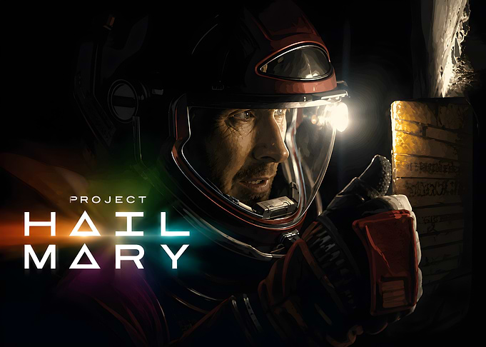 Project Hail Mary Astronaut Poster