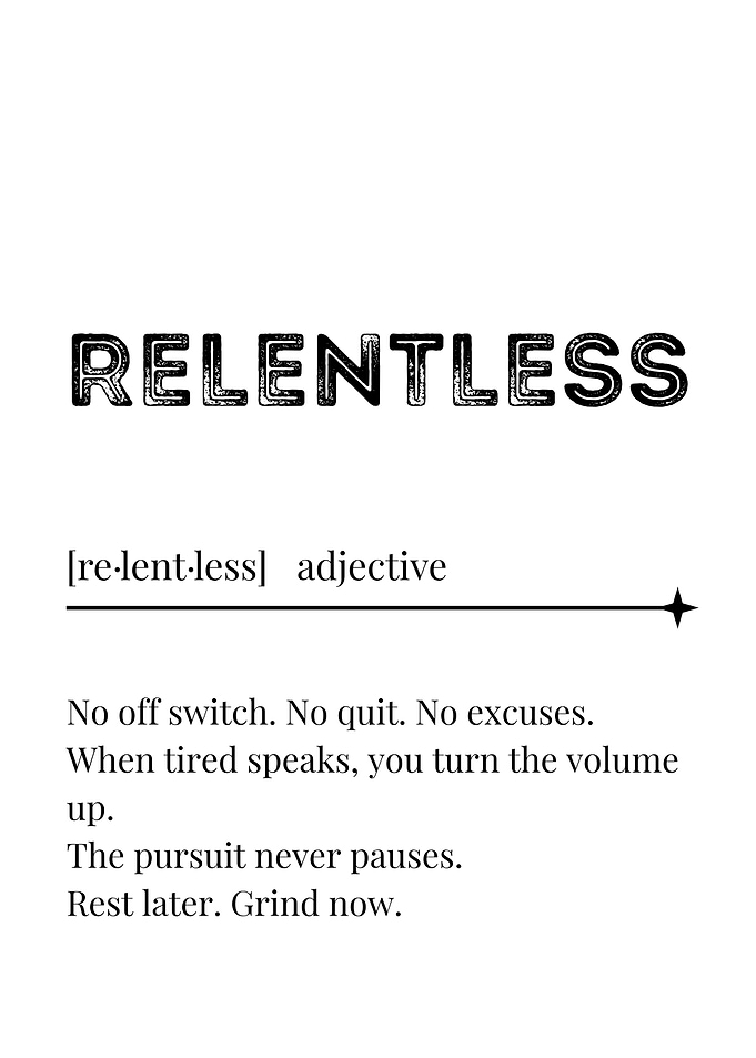 Relentless Definition