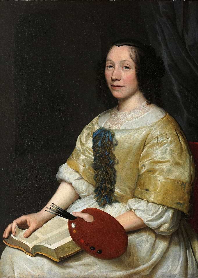 Portrait of a Woman with Palette