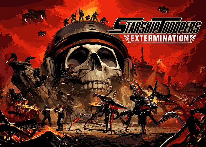 Starship Troopers Extermination Game Poster