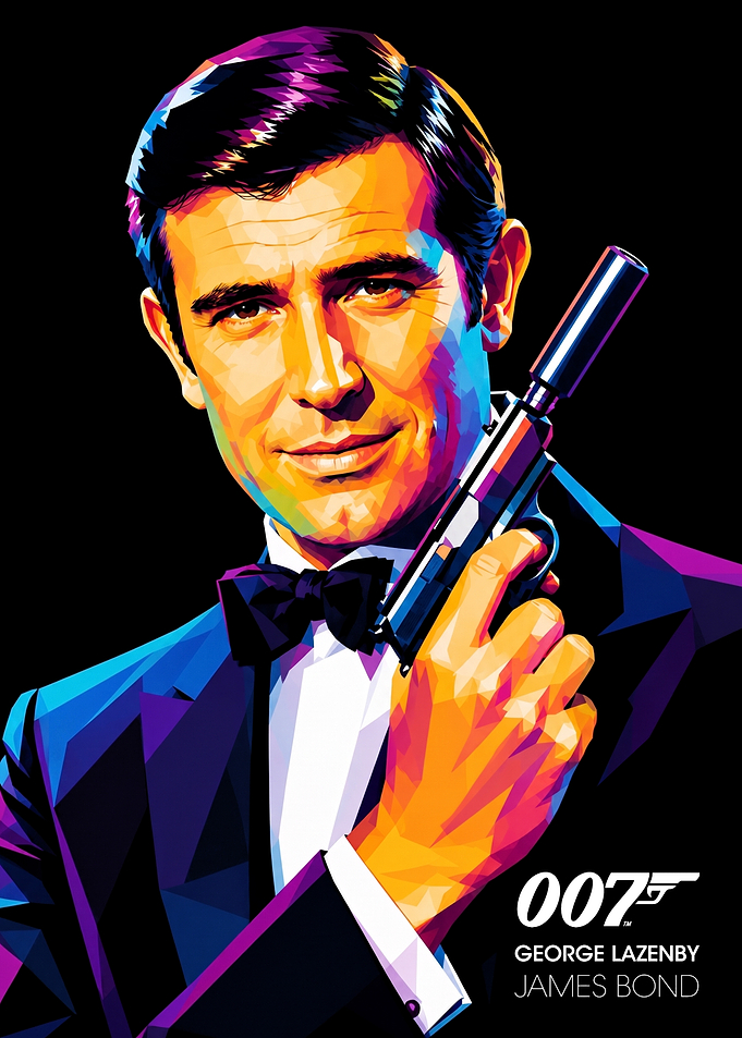 George Lazenby James Bond Pop Art