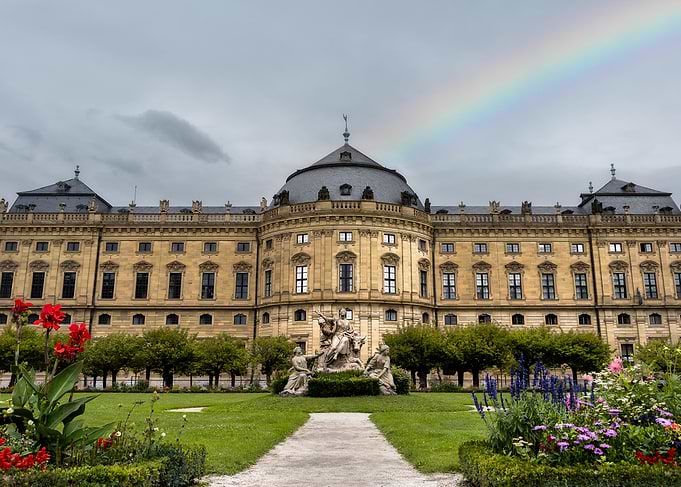 Würzburg Residence with Rainbow