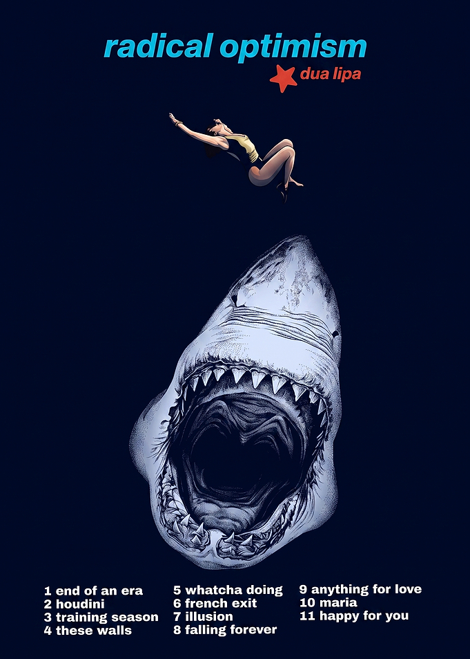 Dua Lipa Album Tracklist Illustration