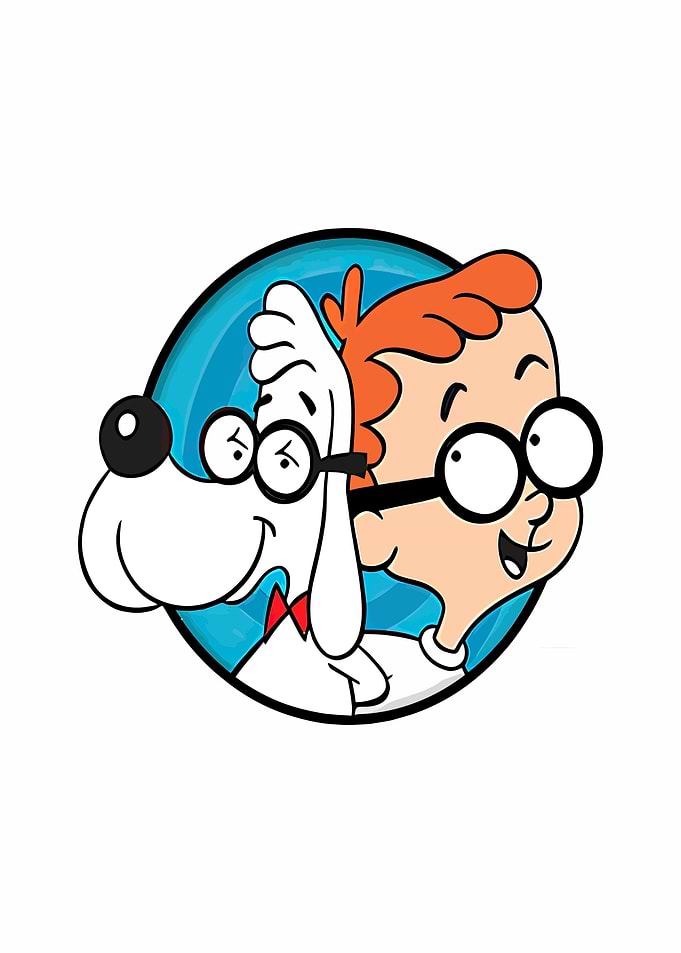 Mr. Peabody and Sherman Cartoon Logo