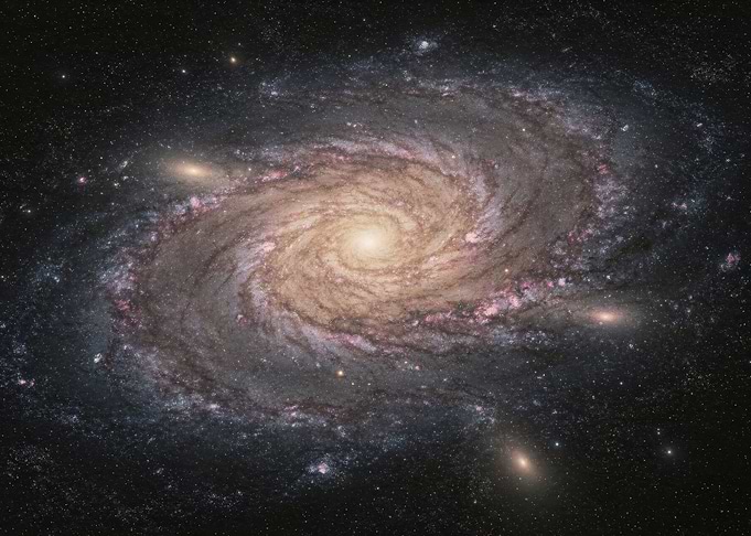 Spiral Galaxy NGC 4911 in Coma Cluster