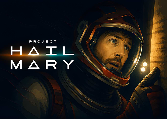 Project Hail Mary Astronaut Poster