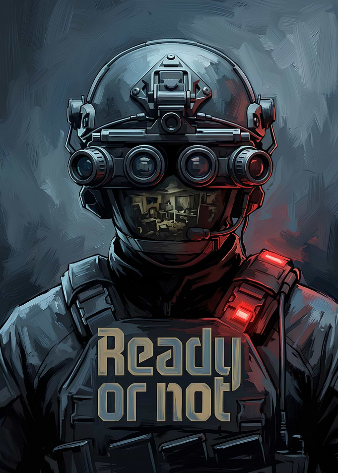 Ready or Not Tactical Soldier Poster